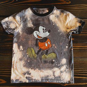 DISNEYPARKS MICKEY MOUSE ACID-WASHED T-SHRT XS